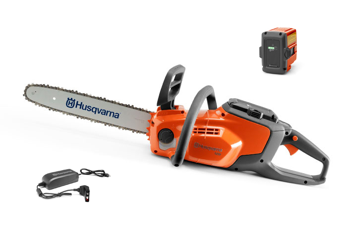 120i AKKUSÄGE HUSQVARNA SET